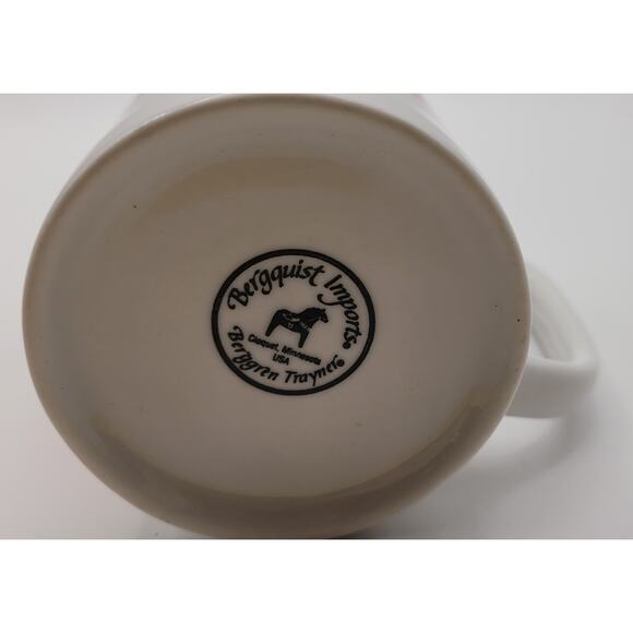 Bergquist Imports Swedish Orange Dala Horse Coffee Mug - Picture 6 of 8